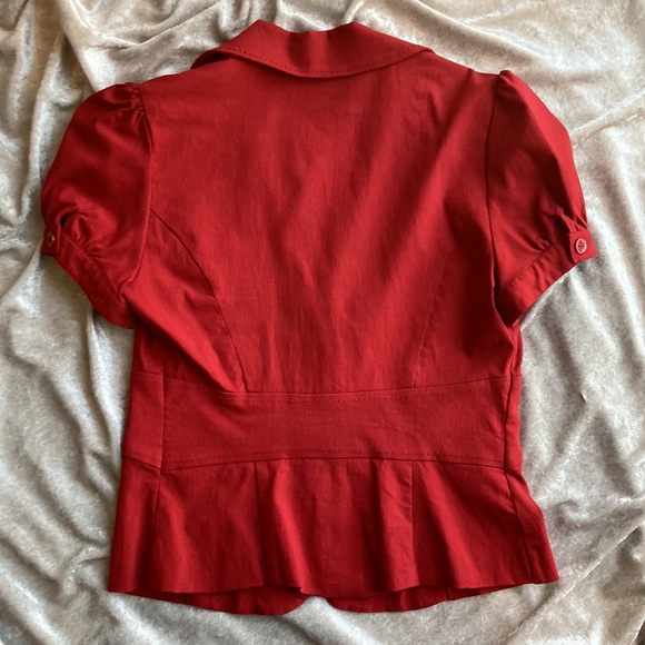 XOXO red jacket size medium - Picture 3 of 4